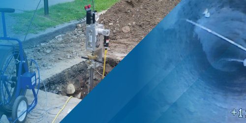 gas main water intrusion cctv